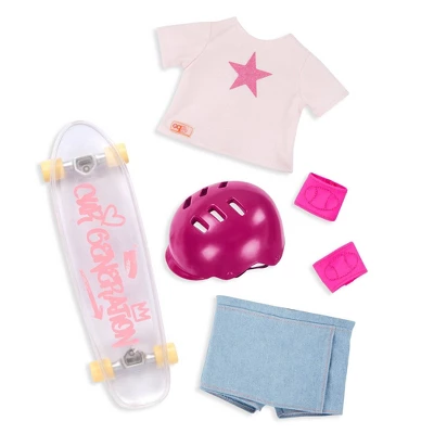 Our Generation Ollie Posable 18" Skateboarder Doll & Storybook 1 Our Generation Ollie Posable 18" Skateboarder Doll & Storybook