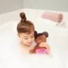 LullaBaby Bath Plush Doll For Real Water Play - Dark-Brown Hair