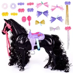 Glam-R-Ranch Raven Dream - Horse Toy With Hair Accessories -Barbie Store GUEST d9551252 7945 4a84 b268 8cd8008ff47d