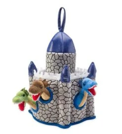 HearthSong - Plush Dragon Portable Play Set, Includes Four 6"H Winged Dragons And 12"H X 8" Sq. Castle, For Kids' Imaginative Play -Barbie Store GUEST d9b4a3a3 141e 447c bb61 b684676a1e2c