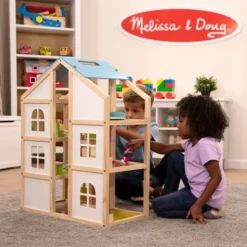Melissa & Doug Hi-Rise Wooden Dollhouse With Furniture, Garage And Working Elevator -Barbie Store GUEST db599fb6 76ac 4af8 b5d9 318c79c31cc6