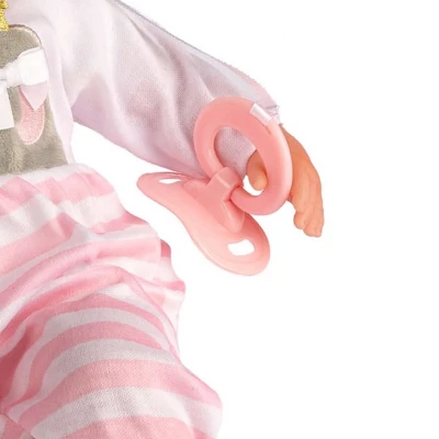 JC Toys Berenguer Boutique 10 Piece Gift Set Pink 15" Realistic Soft Body Baby Doll - Open/Close Eyes 3 JC Toys Berenguer Boutique 10 Piece Gift Set Pink 15" Realistic Soft Body Baby Doll - Open/Close Eyes - Image 3