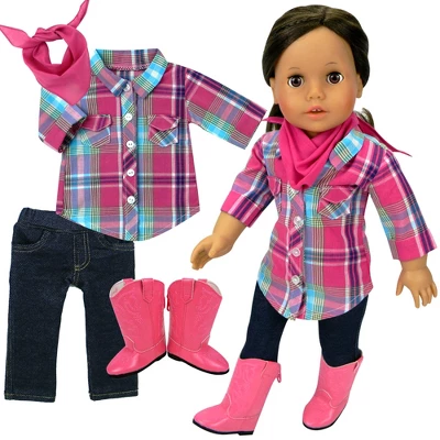 Sophia’s Doll Blouse, Jeggings, Bandana, And Boots For 18" Dolls 2 Sophia’s Doll Blouse, Jeggings, Bandana, And Boots For 18" Dolls - Image 2