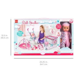 Best Choice Products Kids 15-Piece 13.5in Newborn Baby Doll Nursery Role Play Playset W/ Stroller, Cot, Bag, Accessories 7 Best Choice Products Kids 15-Piece 13.5in Newborn Baby Doll Nursery Role Play Playset W/ Stroller, Cot, Bag, Accessories -Barbie Store GUEST dd21307a e776 453a 97f0 a8fae7bd3e86