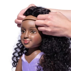 I'M A GIRLY Jasmine 18" Fashion Doll With Brunette Curly Interchangeable Wig To Style -Barbie Store GUEST dde701d1 9e02 4f12 9f92 e491cfa6ba03