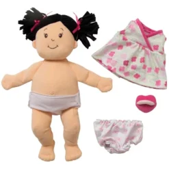Manhattan Toy Baby Stella Black Hair Soft First Baby Doll, 15-Inch -Barbie Store GUEST dde7ff2f f2b4 435a a168 c13b132e7f2a