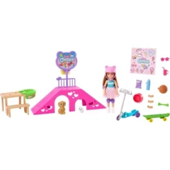Barbie Chelsea Doll And Accessories Skatepark Playset With 2 Puppies And 15+ Pc -Barbie Store GUEST de1cbab0 05a5 4479 ab60 4bdd190d5b7b