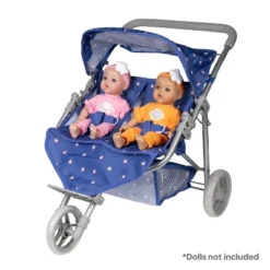 Adora Baby Doll Stroller, Starry Night Stroller Twin Jogger Stroller, Fits Dolls Up To 16 Inches -Barbie Store GUEST de590a8b b94b 469f abdb 1e651c2f0f58