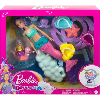 Barbie Mermaid Doll Nurturing Playset With Merbaby Octopus And Seal 5 Barbie Mermaid Doll Nurturing Playset With Merbaby Octopus And Seal - Image 5