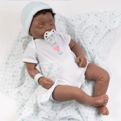 Paradise Galleries Realistic Sleeping Newborn Doll - Forever Yours Angel, 7-Piece Reborn Doll Gift Set With Magnetic Pacifier 3 Paradise Galleries Realistic Sleeping Newborn Doll - Forever Yours Angel, 7-Piece Reborn Doll Gift Set With Magnetic Pacifier - Image 3