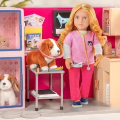 Our Generation Healthy Paws Vet Clinic Playset In Pink With Electronics For 18" Dolls -Barbie Store GUEST e1f01d09 0115 4cde a5a9 3327f209ab93
