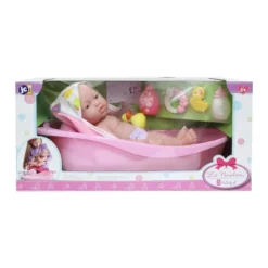 JC Toys La Newborn All Vinyl 13" Realistic Baby Doll Bathtub Set 8pc Gift Set -Barbie Store GUEST e415d3a6 184a 4932 a68a 10399304a08e
