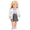 Our Generation Noemie With Plush Hamster 18" Pet Care Vet Doll