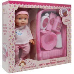 The New York Doll Collection 12 Inch Baby Doll Bath Time Playset -Barbie Store GUEST e56ffb89 94bb 4ccc bd99 d75348abb0e6
