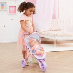 Olivia's Little World Baby Doll Jogging Stroller Buggy Iridescent Color OL-00016 13 Olivia's Little World Baby Doll Jogging Stroller Buggy Iridescent Color OL-00016 -Barbie Store GUEST e60d93f5 c020 4c46 9d3e e22f5454490e