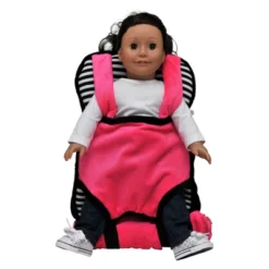 The Queen' Treasures 18 In Doll Carrier And Sleeping Bag, Black White Pink -Barbie Store GUEST e6d81585 e31f 4c9c 87de 8f29c1197f86