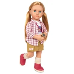 Our Generation Shannon Posable 18" Camping Doll & Storybook -Barbie Store GUEST ea4bbada 2c6f 4cc2 800d 5dcb984b6ddf
