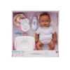 Perfectly Cute Feed & Wet 14" Baby Set - Brunette With Brown Eyes