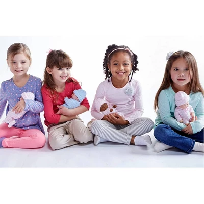 JC Toys Mini La Newborn Boutique 9.5" Boy Doll - Blue 4 JC Toys Mini La Newborn Boutique 9.5" Boy Doll - Blue - Image 4