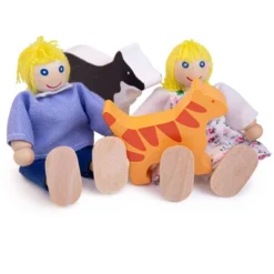Bigjigs Toys Wooden Doll Family Set -Barbie Store GUEST edd859a3 9d08 41d3 9aeb db0cf0fea7bf