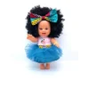 Orijin Bees Curly Swizzy 12" Baby Bee Doll - Black Hair With Brown Eyes