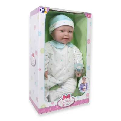 JC Toys La Baby 20" Baby Doll - Blue Outfit With Pacifier 6 JC Toys La Baby 20" Baby Doll - Blue Outfit With Pacifier - Image 6