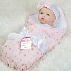 Paradise Galleries Reborn Baby Doll In Silicone-like Vinyl, 19 Inch Newborn Girl Baby Bundles: Born To Sparkle, 7-Piece Ensemble -Barbie Store GUEST f1511ceb d161 437d a45b 46c2d05c5596