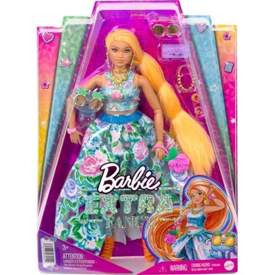 Barbie Extra Fancy Doll - Floral 2pc Gown 5 Barbie Extra Fancy Doll - Floral 2pc Gown - Image 5