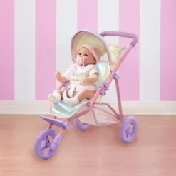 Olivia's Little World Baby Doll Jogging Stroller Buggy Iridescent Color OL-00016 14 Olivia's Little World Baby Doll Jogging Stroller Buggy Iridescent Color OL-00016 -Barbie Store GUEST f4487c89 9cb8 4fd2 8c06 7e877143726d