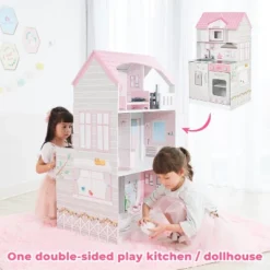Teamson Kids 'Wonderland' Children's 2 In 1 Doll House & Play Kitchen TD-12515P 10 Teamson Kids 'Wonderland' Children's 2 In 1 Doll House & Play Kitchen TD-12515P -Barbie Store GUEST f536ee3b cc81 40e5 8fb6 67fca811e89f