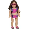 Sophia’s 18" Doll Swimsuit Set, Hot Pink