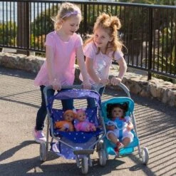Adora Baby Doll Stroller, Starry Night Stroller Twin Jogger Stroller, Fits Dolls Up To 16 Inches -Barbie Store GUEST f90bb0c7 7142 4125 bd49 01beb184e364