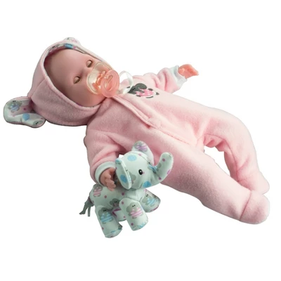 JC Toys Berenguer Boutique 15" Baby Doll - Pink Outfit 2 JC Toys Berenguer Boutique 15" Baby Doll - Pink Outfit - Image 2