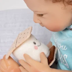 Paradise Galleries Reborn Baby Doll I Love You S-Mores 20 Inch Baby Doll - Brown Hair/Blue Gray Eyes -Barbie Store GUEST fc769c39 c18d 49e0 9ab9 09088b1c0d02