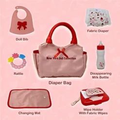 The New York Doll Collection Baby Doll Diaper Bag Set With Accessories -Barbie Store GUEST feab929b 95d3 4d6e b87a e14c86a675c0