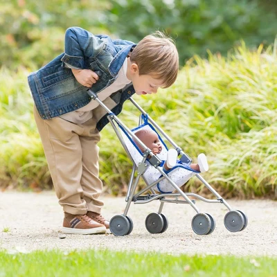 Corolle Umbrella Doll Stroller & 12" Baby Doll Nursery Set - Neutral Colors 1 Corolle Umbrella Doll Stroller & 12" Baby Doll Nursery Set - Neutral Colors